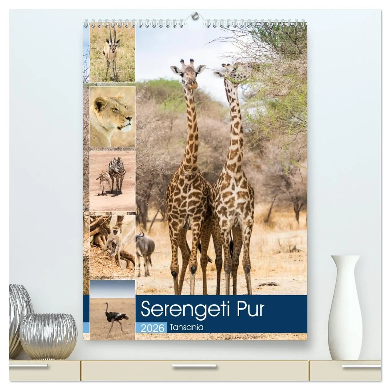 Cover: 9783516382433 | Serengeti Pur - Tansania (hochwertiger Premium Wandkalender 2026...