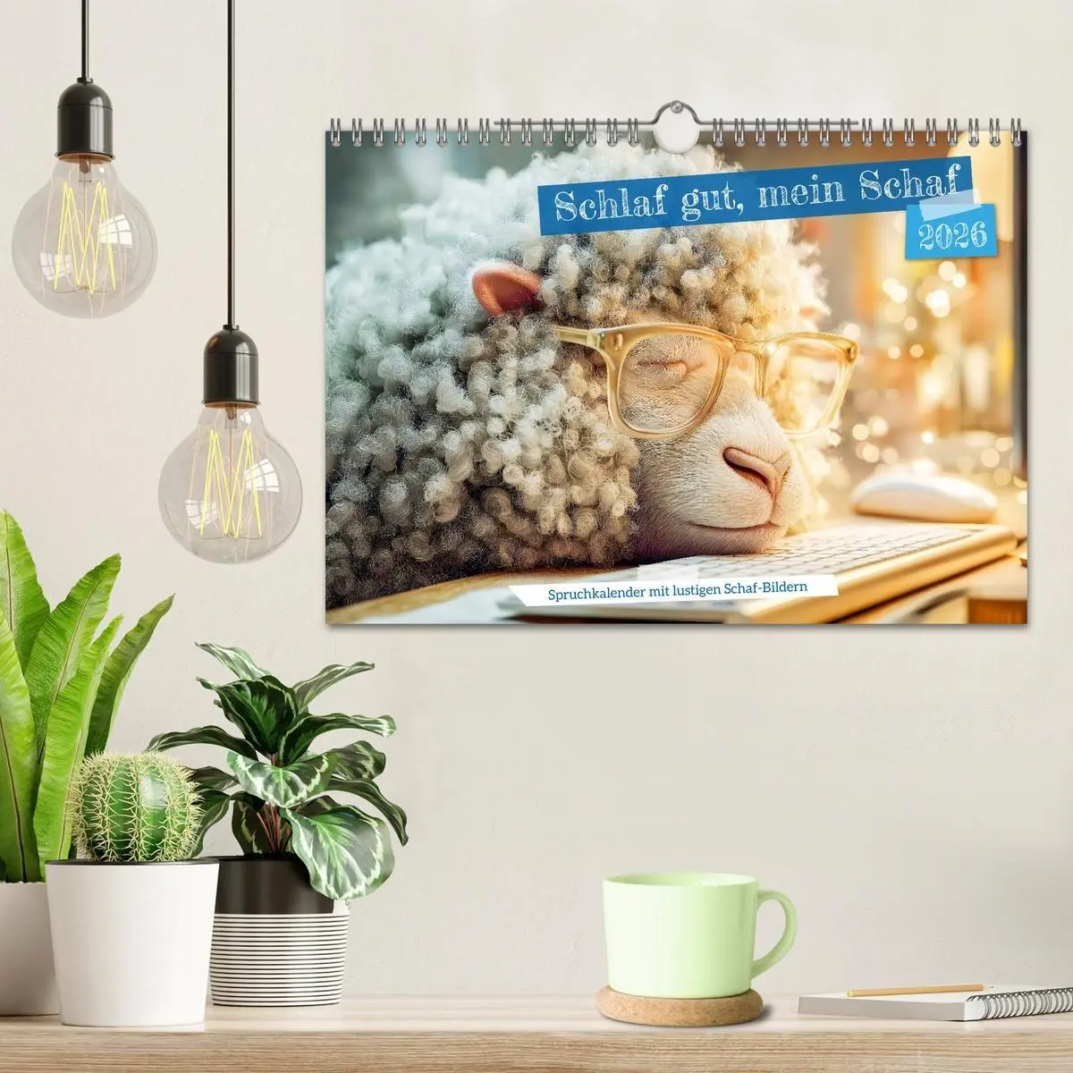 Bild: 9783516692433 | Schlaf gut, mein Schaf - Spruchkalender mit lustigen Schaf-Bildern...