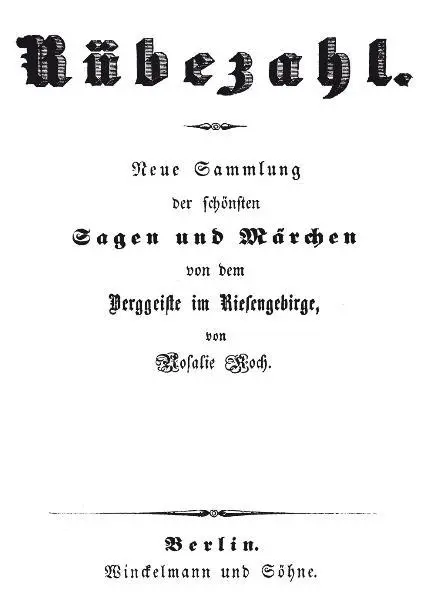 Bild: 9783867772433 | Rübezahl - Berggeist im Riesengebirge 1845 - Band 1 | Rosalie Koch