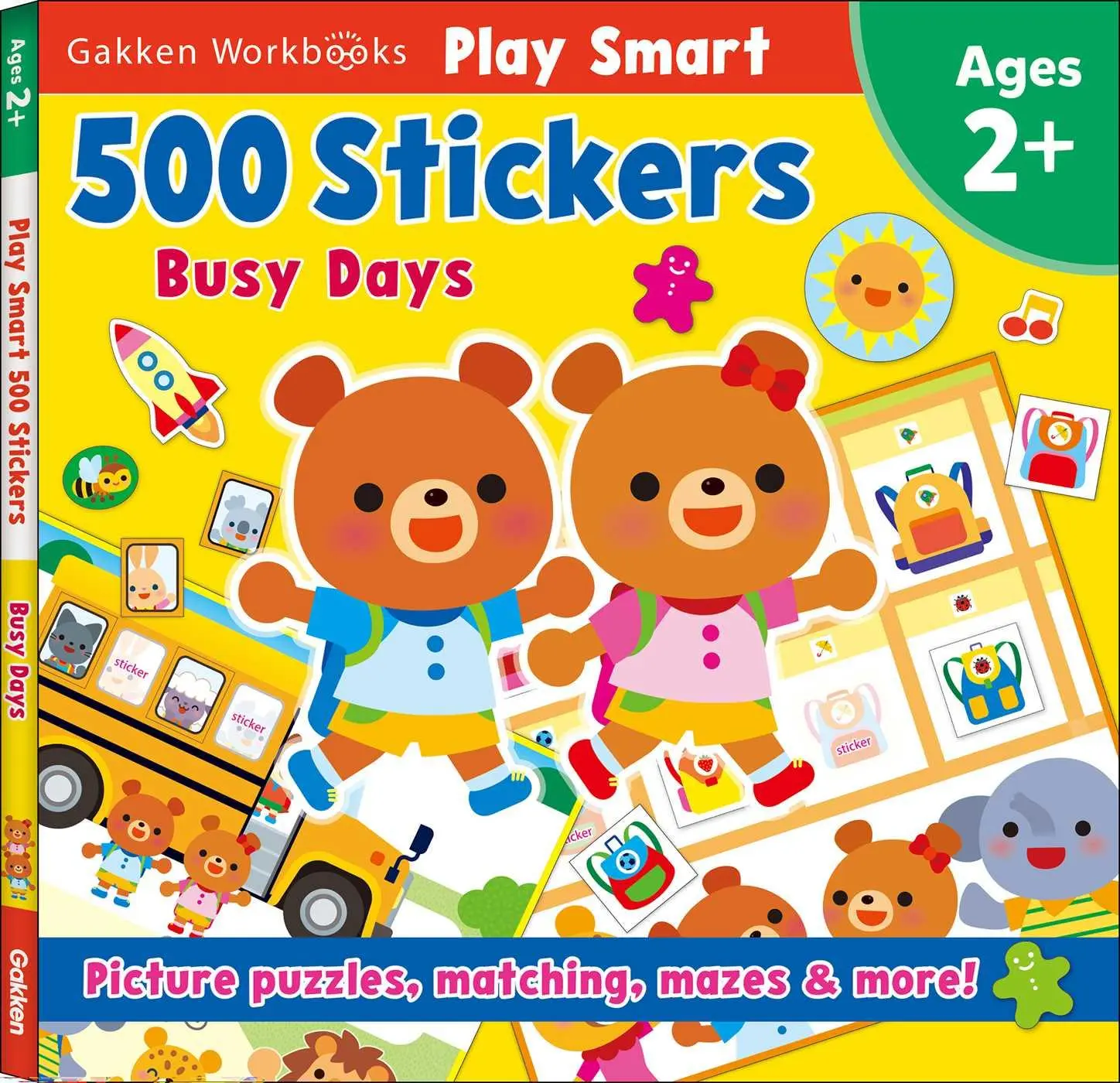 Cover: 9784056212433 | Play Smart 500 Stickers Busy Days | A Back to School Book for Kids