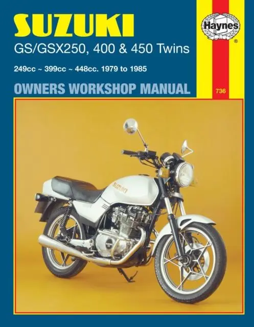 Cover: 9781850102533 | Suzuki GS/GSX250, 400 &amp; 450 Twins (79 - 85) Haynes Repair Manual