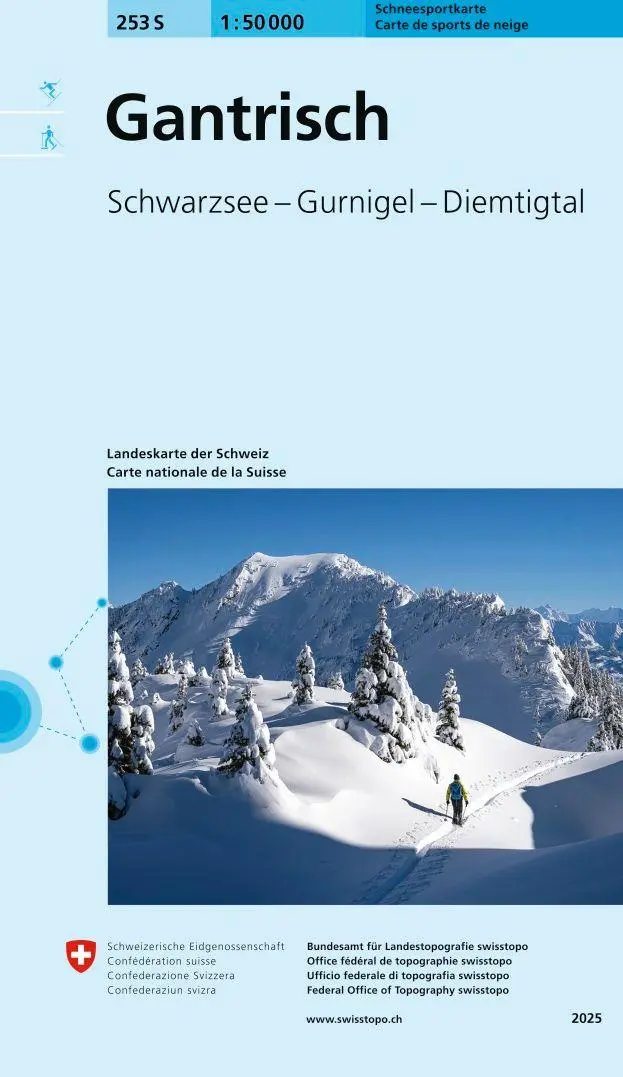 253S Gantrisch Schneesportkarte