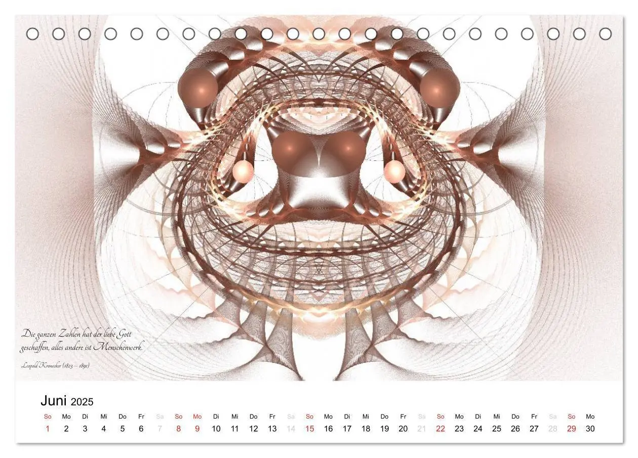 Bild: 9783435572533 | Mathematik - Grafiken und Zitate 2025 (Tischkalender 2025 DIN A5...