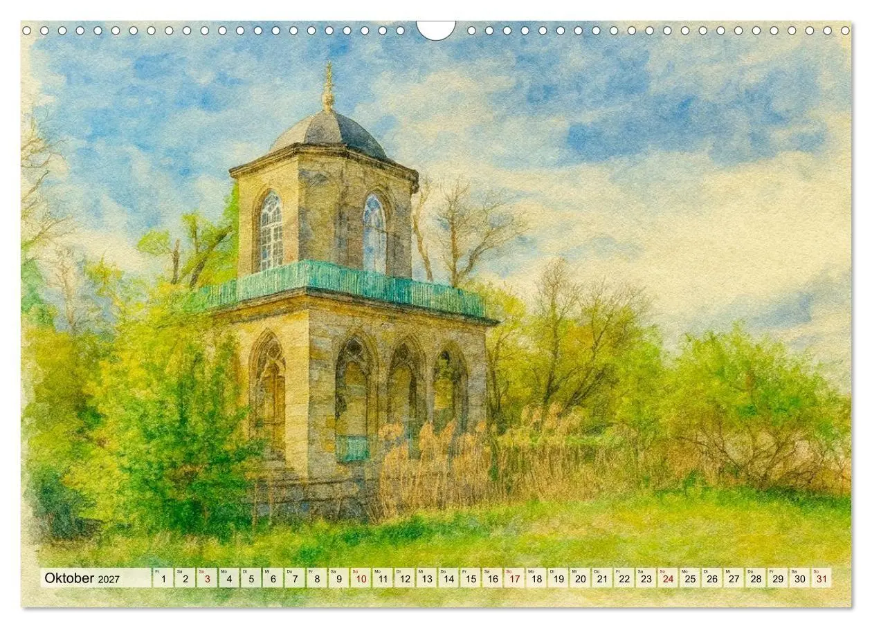 Bild: 9783516752533 | Potsdam - Historische Ansichten im Aquarellstil (Wandkalender 2027...