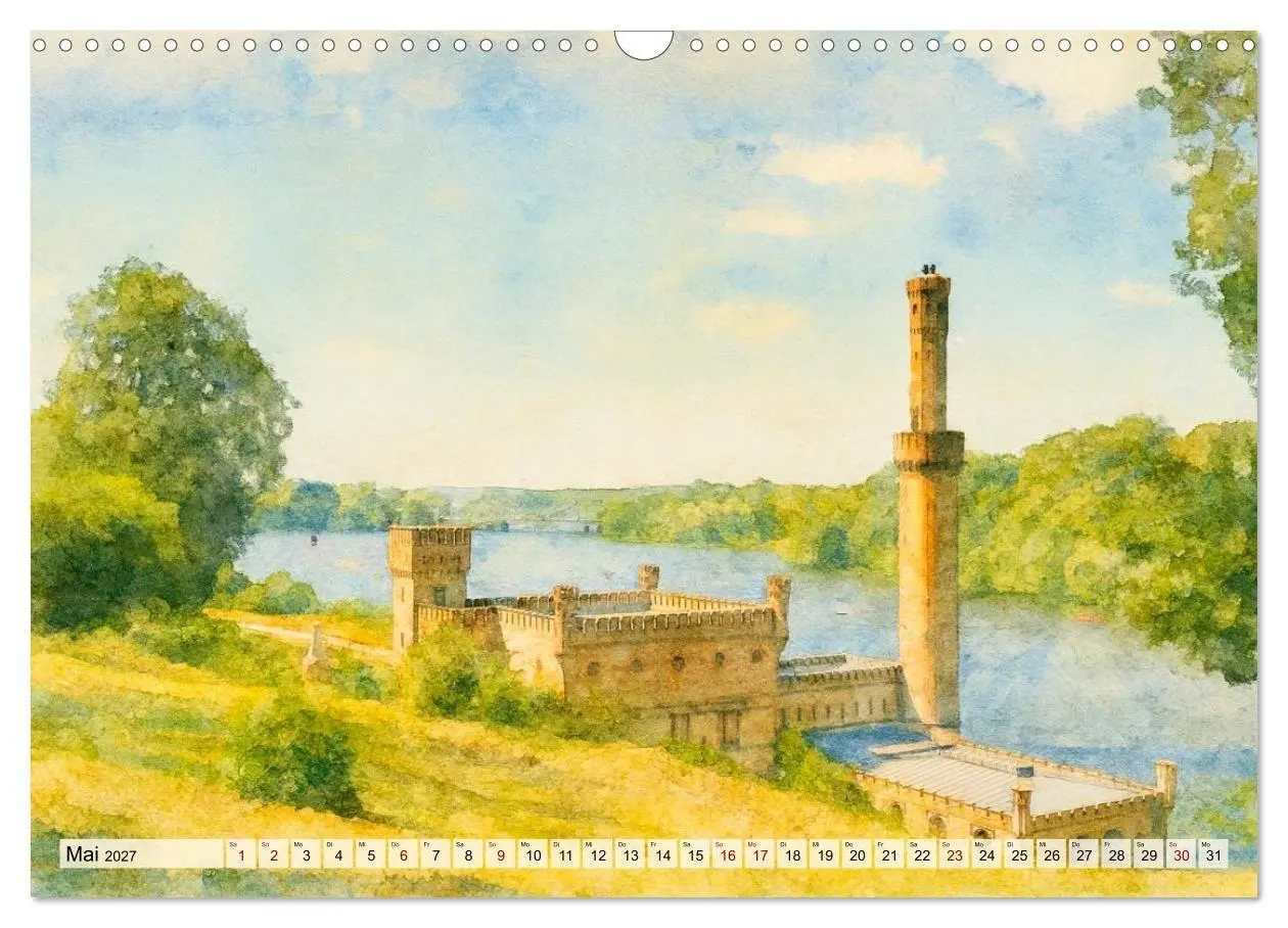 Bild: 9783516752533 | Potsdam - Historische Ansichten im Aquarellstil (Wandkalender 2027...