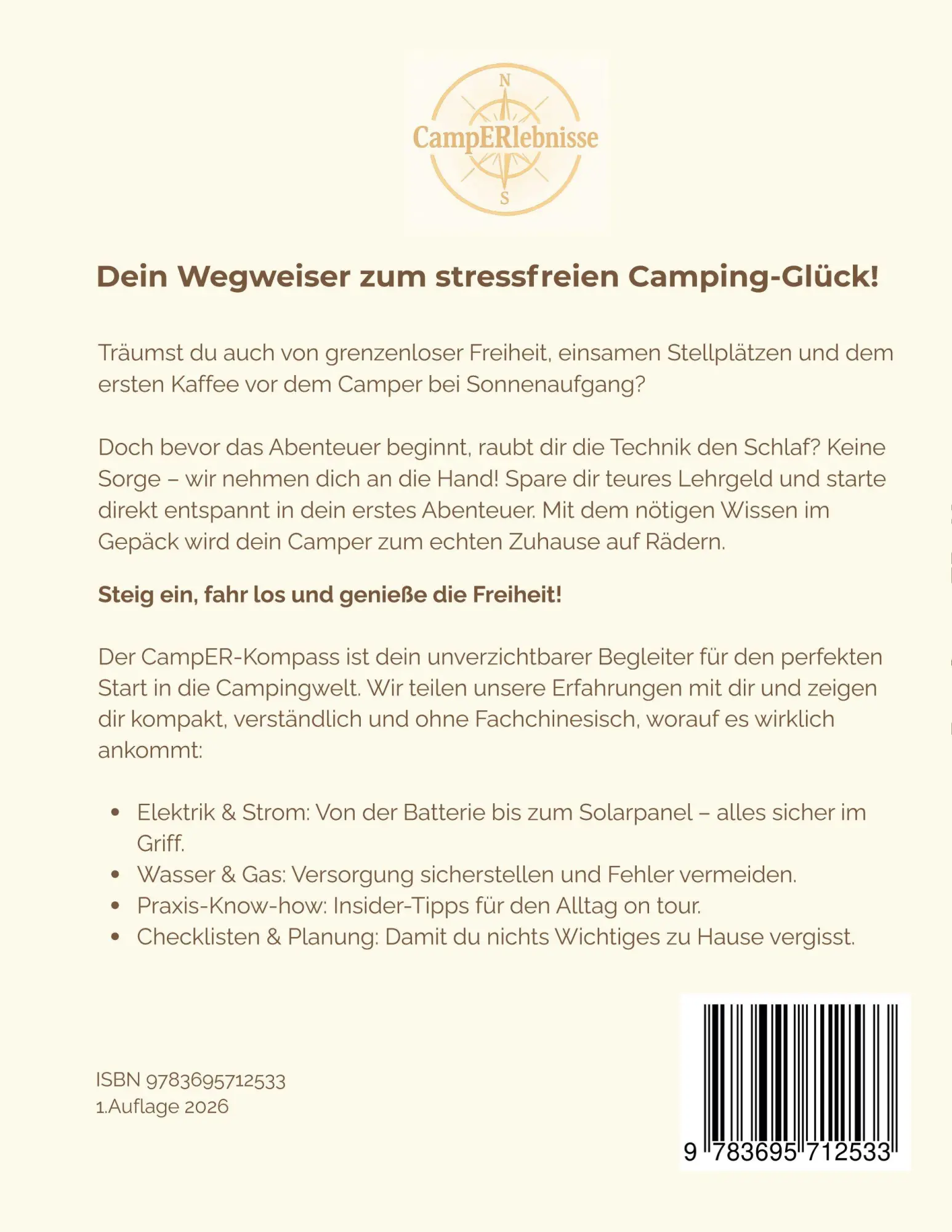 Rückseite: 9783695712533 | Der CampER-Kompass | Nadine Dickmann (u. a.) | Taschenbuch | 108 S.