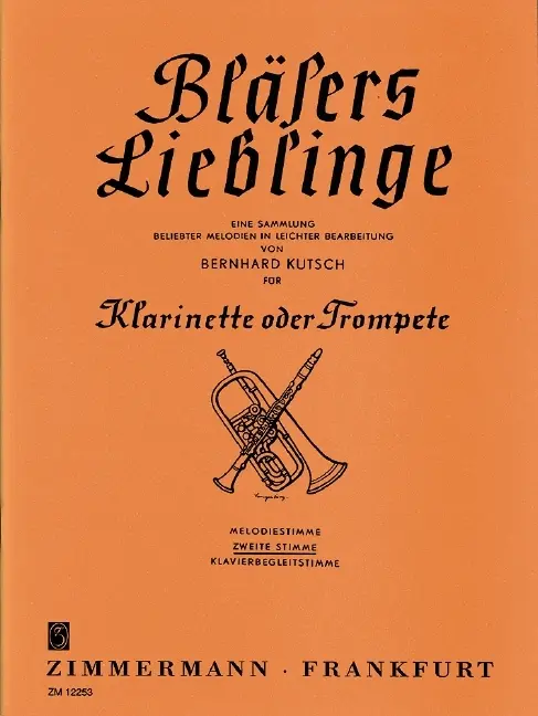 Cover: 9790010122533 | Bläsers Lieblinge | Bernhard Kutsch | Broschüre | 40 S. | Deutsch