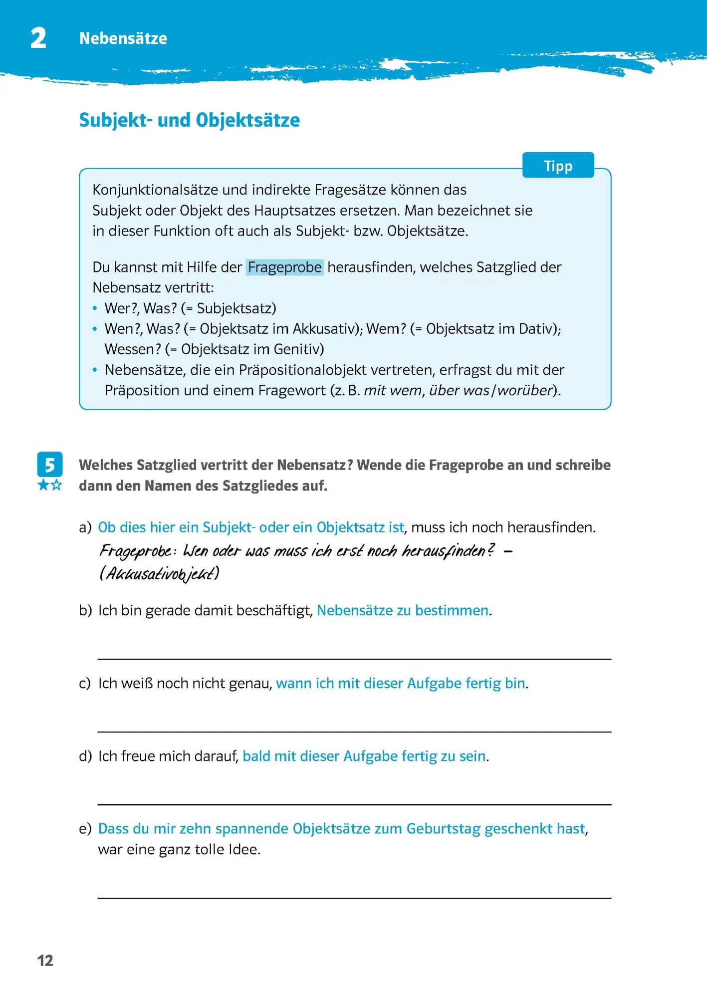 Bild: 9783129272633 | 10-Minuten-Training Deutsch Haupt- und Nebensätze 5.-7. Klasse | 64 S.