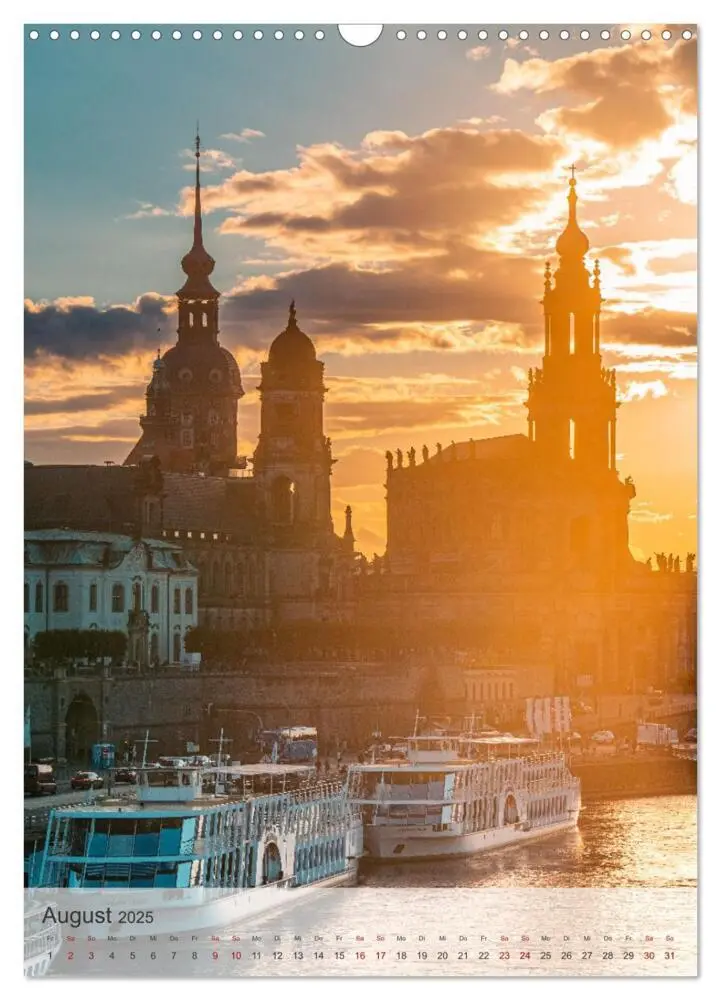 Bild: 9783435872633 | Elbstadt Dresden (Wandkalender 2025 DIN A3 hoch), CALVENDO...