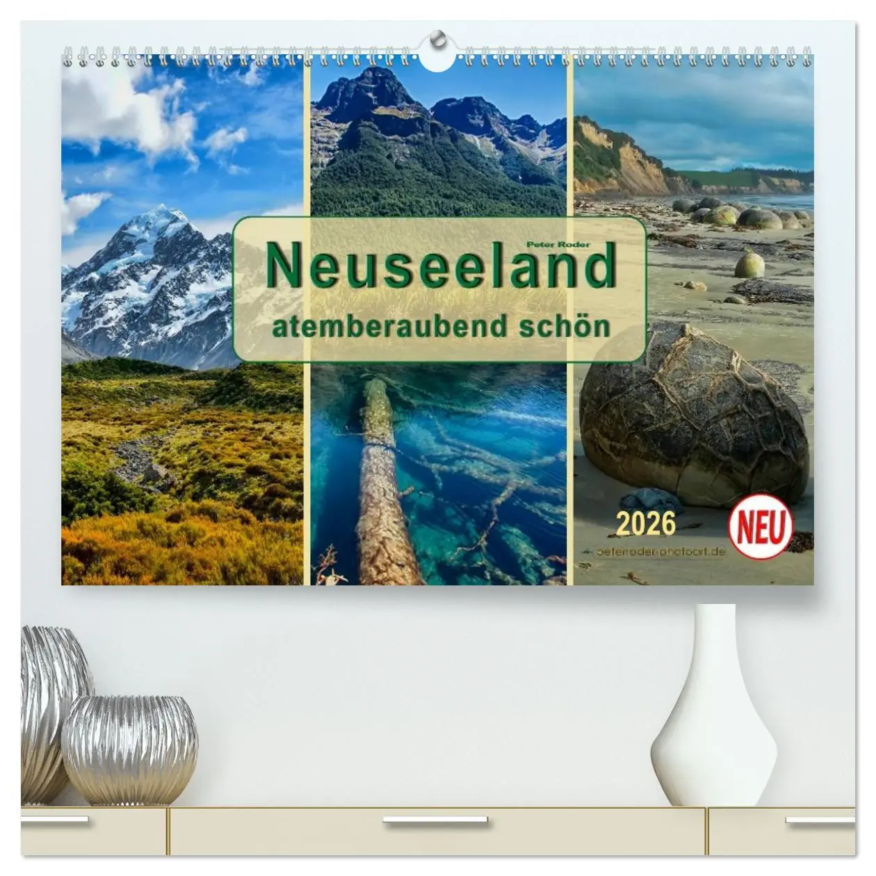 Cover: 9783457962633 | Neuseeland - atemberaubend schön (hochwertiger Premium Wandkalender...
