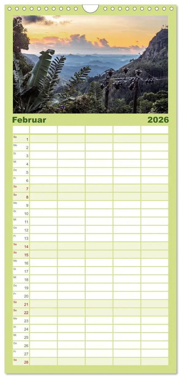 Bild: 9783516502633 | Familienplaner 2026 - Sri Lanka - landschaftliche Vielfalt mit 5...