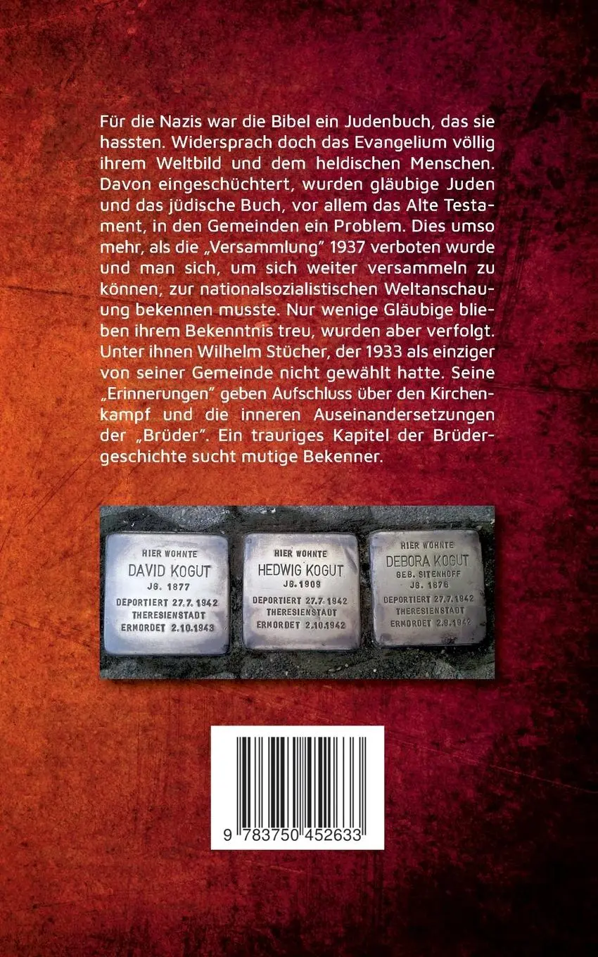 Rückseite: 9783750452633 | Das "Judenbuch" in der Nazizeit | Erinnerungen eines Nichtwählers