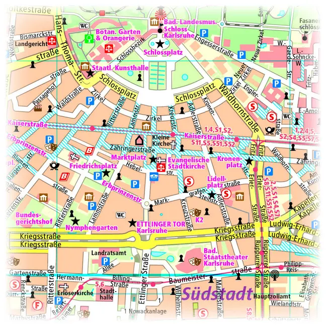 Bild: 9783961322633 | PublicPress Stadtplan Karlsruhe | (Land-)Karte | Deutsch | 2018