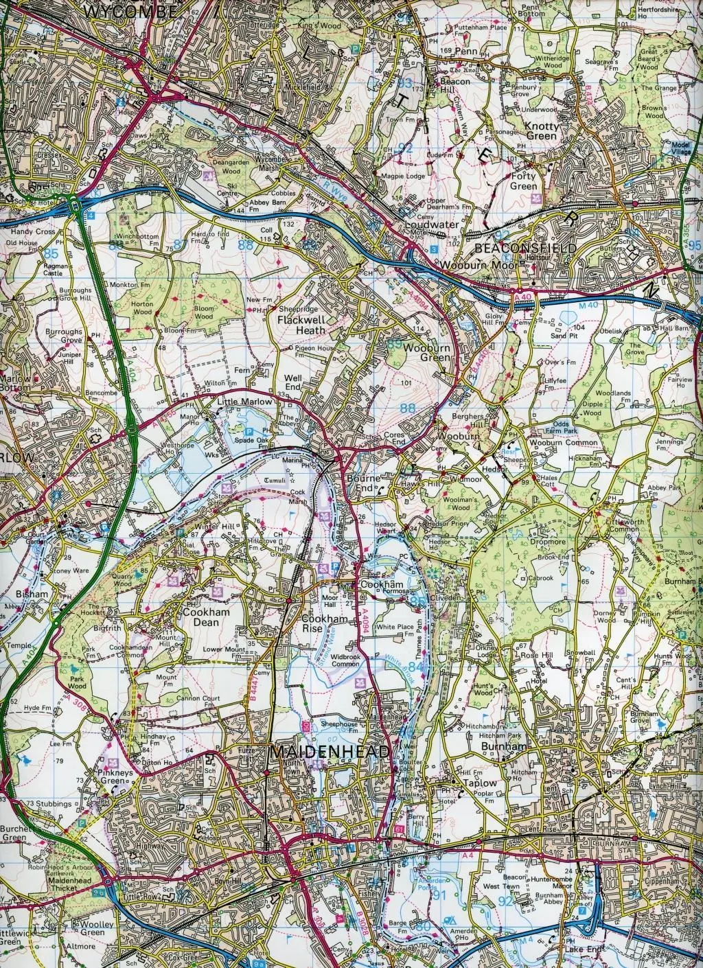 Bild: 9780319262733 | Reading, Windsor, Henley-on-Thames &amp; Bracknell | Ordnance Survey