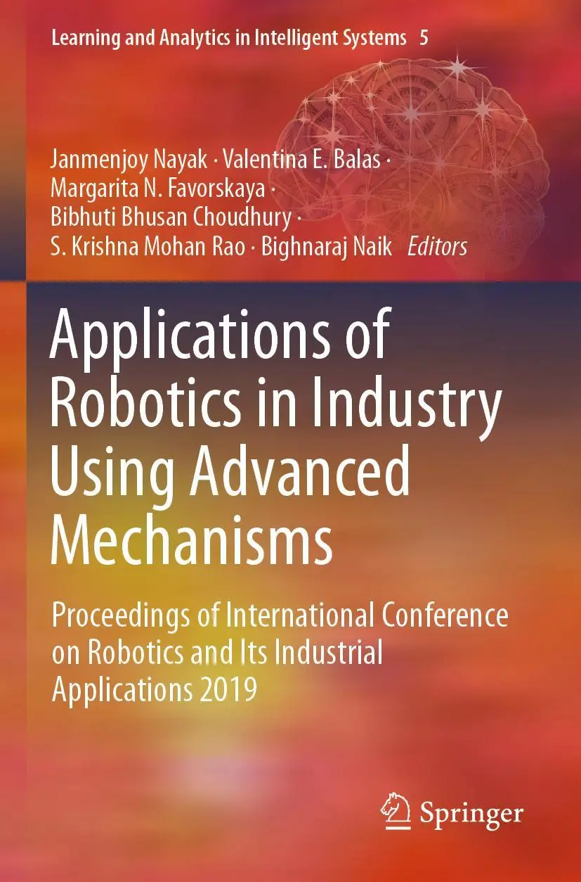 Cover: 9783030302733 | Applications of Robotics in Industry Using Advanced Mechanisms | Buch