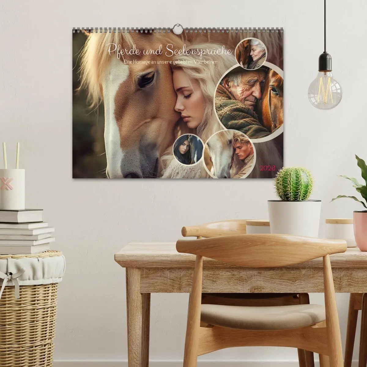 Bild: 9783457262733 | Pferde und Seelensprüche (Wandkalender 2026 DIN A3 quer), CALVENDO...