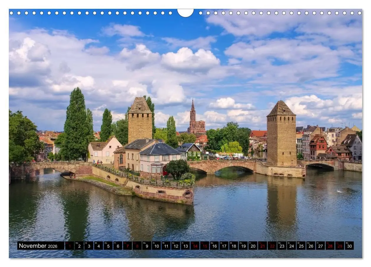 Bild: 9783457882733 | Straßburg - Im Herzen Europas (Wandkalender 2026 DIN A3 quer),...