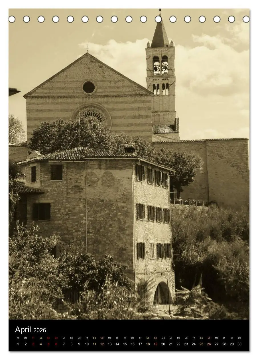 Bild: 9783516422733 | Assisi. Ein Ort der Besinnung. (Tischkalender 2026 DIN A5 hoch),...