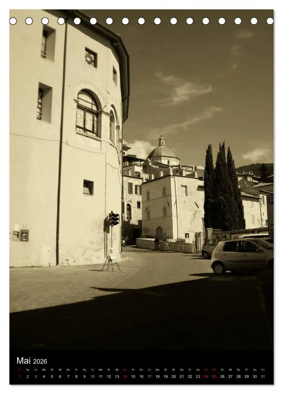 Bild: 9783516422733 | Assisi. Ein Ort der Besinnung. (Tischkalender 2026 DIN A5 hoch),...