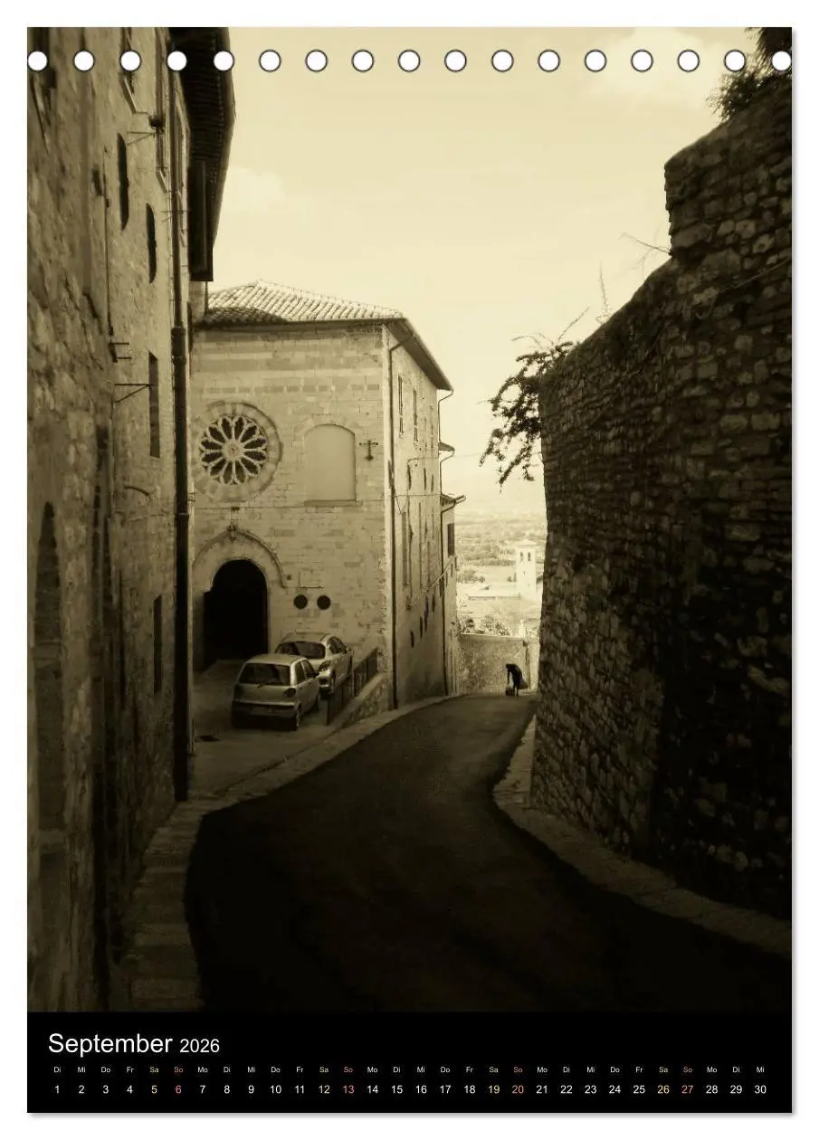 Bild: 9783516422733 | Assisi. Ein Ort der Besinnung. (Tischkalender 2026 DIN A5 hoch),...