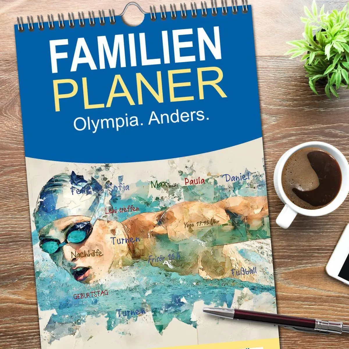 Bild: 9783516662733 | Familienplaner 2026 - Olympia. Anders. mit 5 Spalten (Wandkalender,...