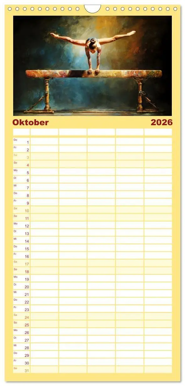 Bild: 9783516662733 | Familienplaner 2026 - Olympia. Anders. mit 5 Spalten (Wandkalender,...