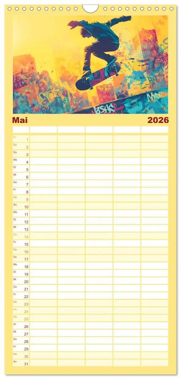 Bild: 9783516662733 | Familienplaner 2026 - Olympia. Anders. mit 5 Spalten (Wandkalender,...