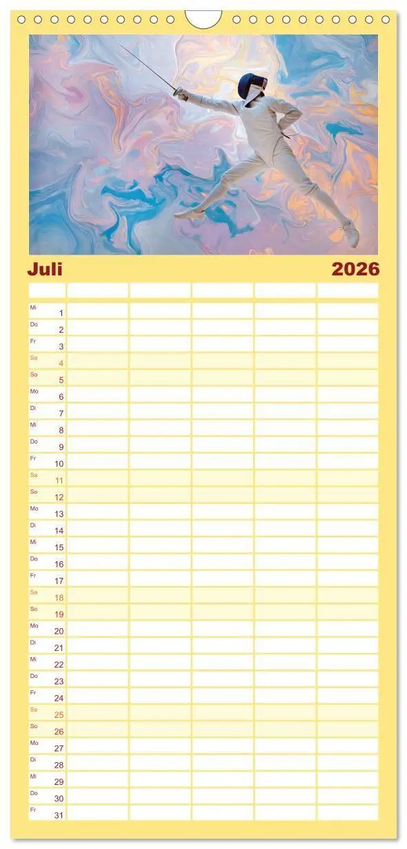 Bild: 9783516662733 | Familienplaner 2026 - Olympia. Anders. mit 5 Spalten (Wandkalender,...
