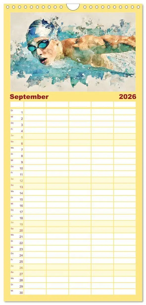 Bild: 9783516662733 | Familienplaner 2026 - Olympia. Anders. mit 5 Spalten (Wandkalender,...
