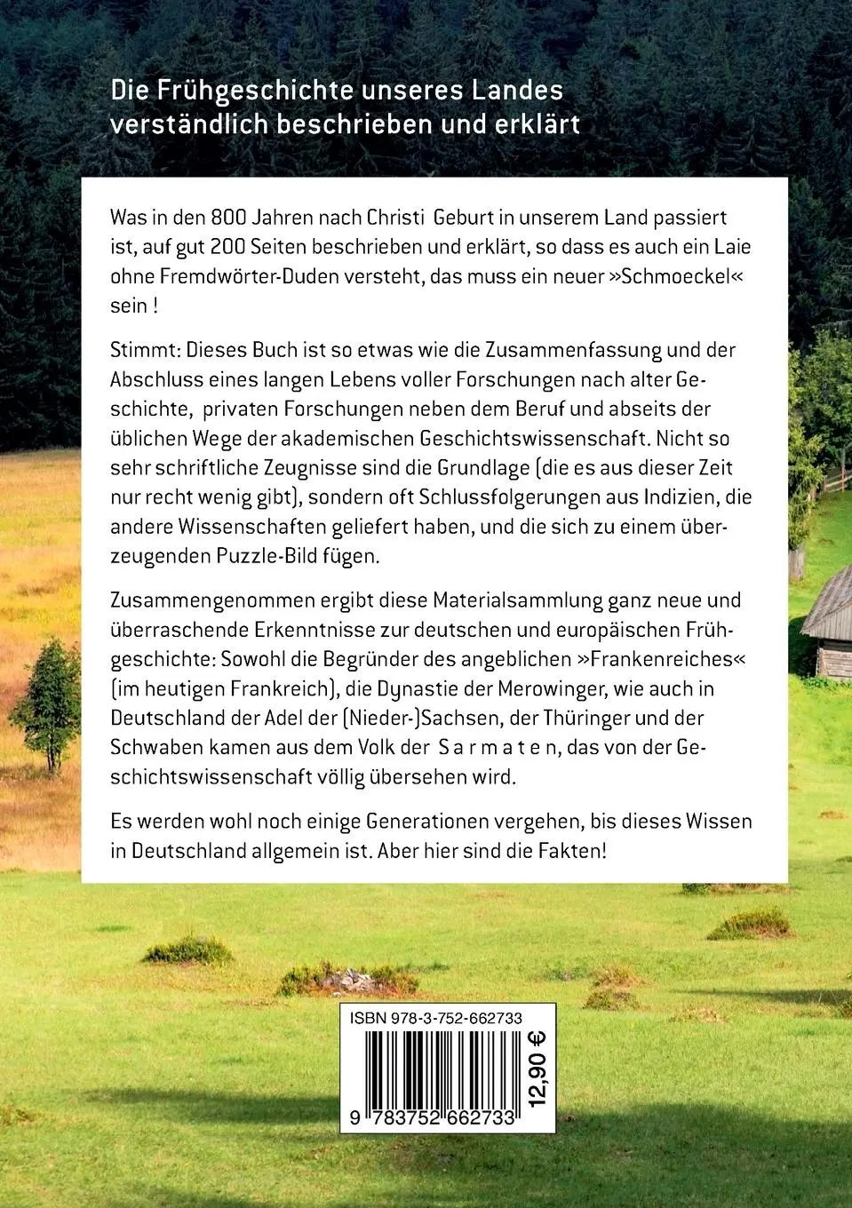 Rückseite: 9783752662733 | Deutschland vor 1500 Jahren | Reinhard Schmoeckel | Taschenbuch | 2020