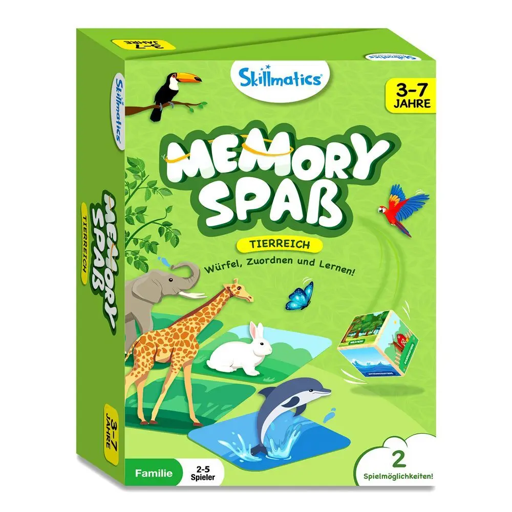 Cover: 8904279502833 | Memory Spaß - Tierreich | Spiel | Karton | Deutsch | 2024 | HCM Kinzel