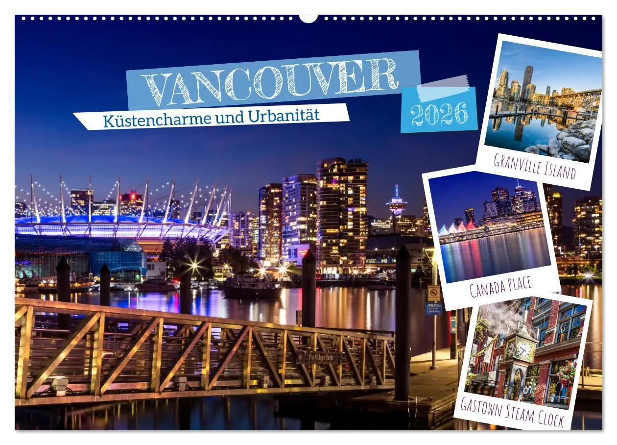 Cover: 9783457322833 | VANCOUVER Küstencharme und Urbanität (Wandkalender 2026 DIN A2...
