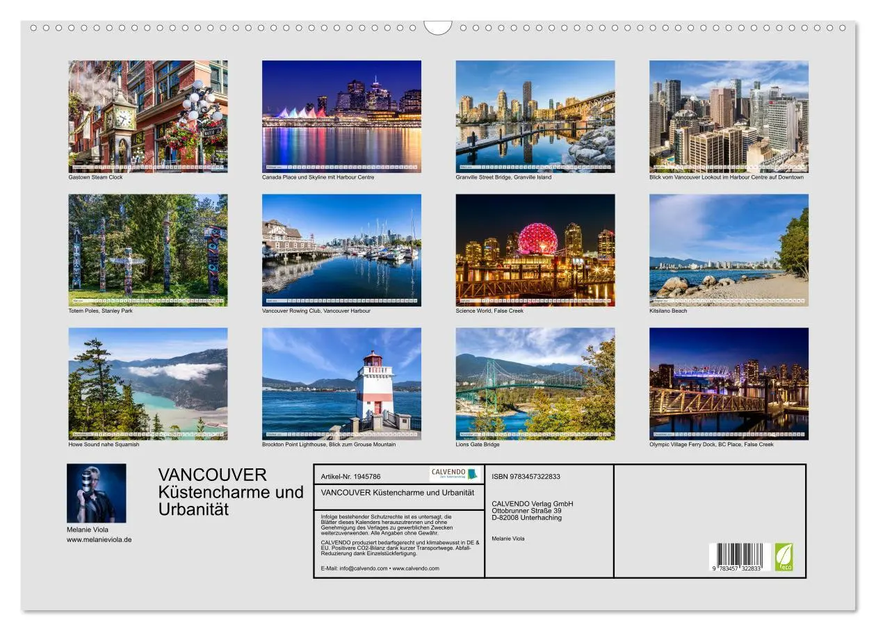 Bild: 9783457322833 | VANCOUVER Küstencharme und Urbanität (Wandkalender 2026 DIN A2...