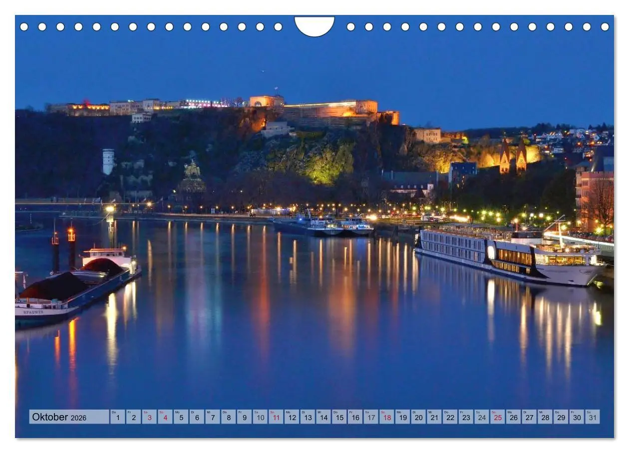 Bild: 9783457872833 | Der Koblenz Kalender (Wandkalender 2026 DIN A4 quer), CALVENDO...