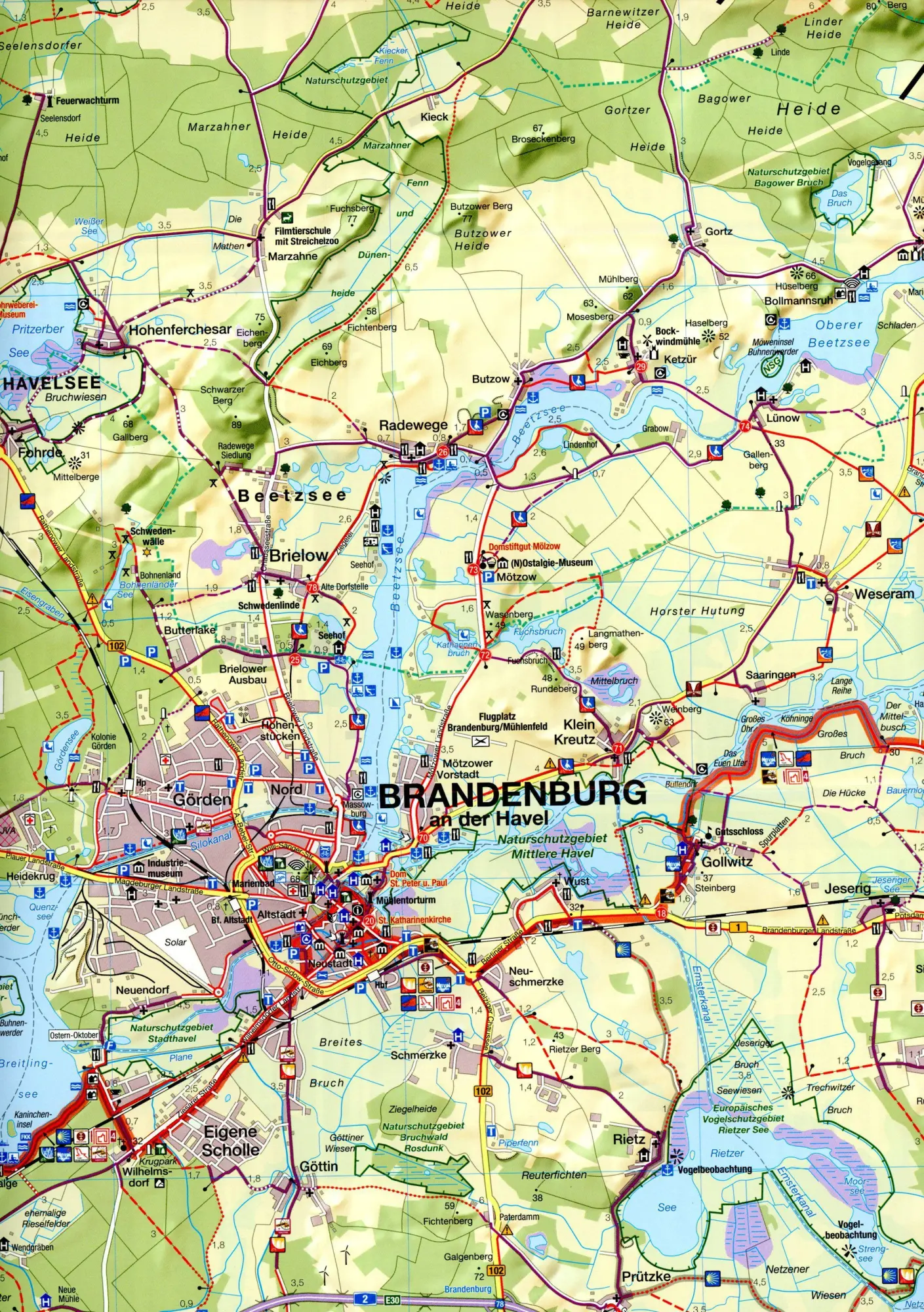 Bild: 9783866362833 | Fahrradkarte Havelland 1:75 000 | (Land-)Karte | Deutsch | 2022