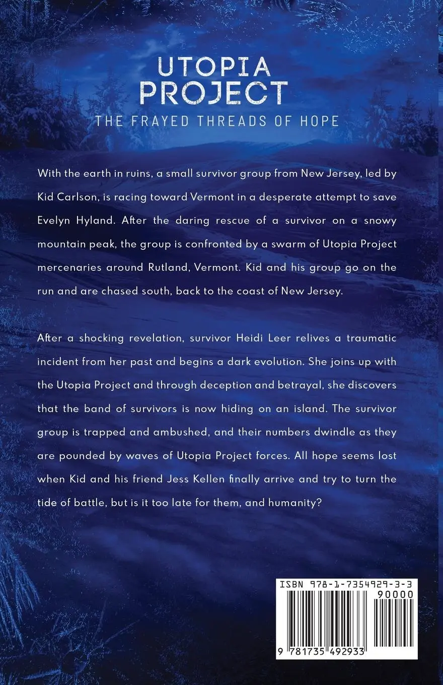 Rückseite: 9781735492933 | Utopia Project- The Frayed Threads of Hope | Billy Dering | Buch