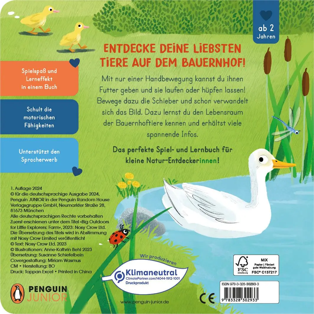 Bild: 9783328302933 | Komm mit nach draußen! - Tiere auf dem Bauernhof | Schiefelbein | Buch