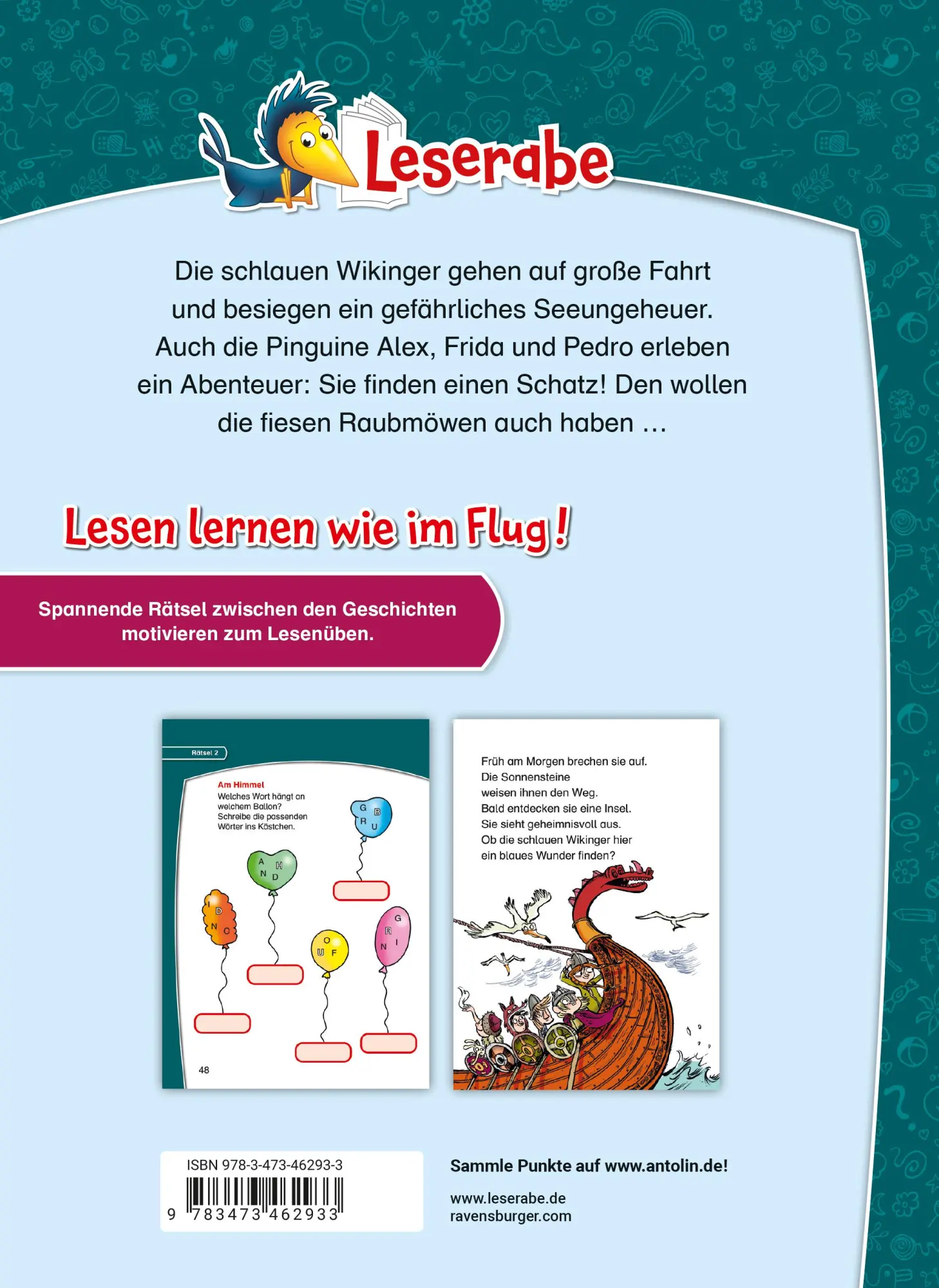 Rückseite: 9783473462933 | Leserabe Sonderausgaben - Die schönsten Abenteuergeschichten mit...