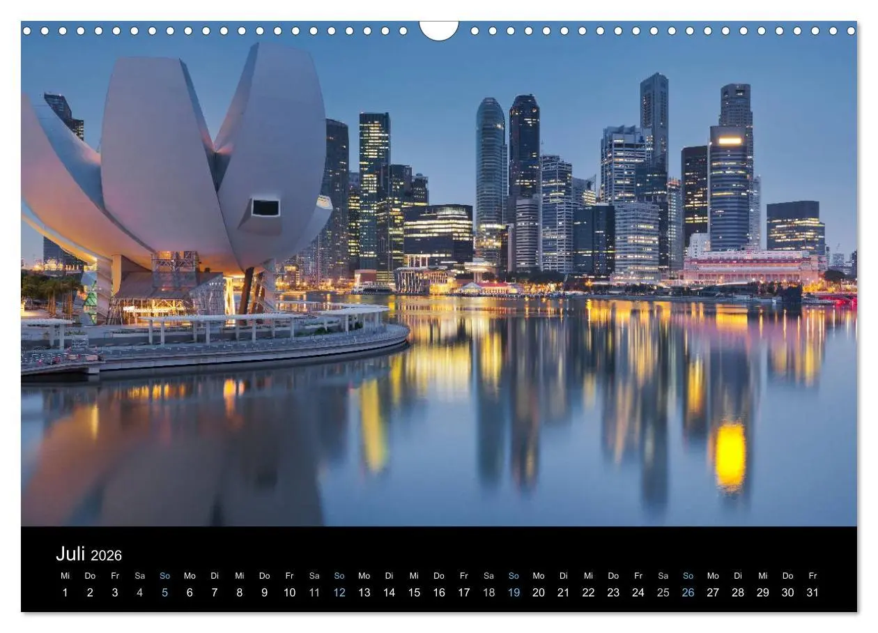 Bild: 9783516022933 | Metropolen zur blauen Stunde 2026 (Wandkalender 2026 DIN A3 quer),...