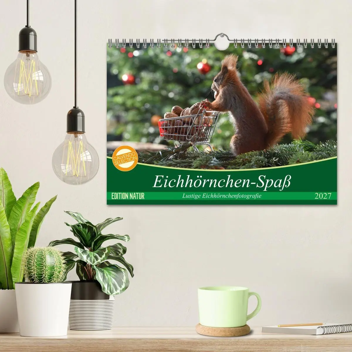 Bild: 9783569972933 | Eichhörnchen-Spaß (Wandkalender 2027 DIN A4 quer), CALVENDO...