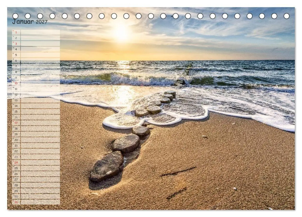 Bild: 9783594002933 | Lichtspiele auf der Halbinsel Darß (Tischkalender 2027 DIN A5...