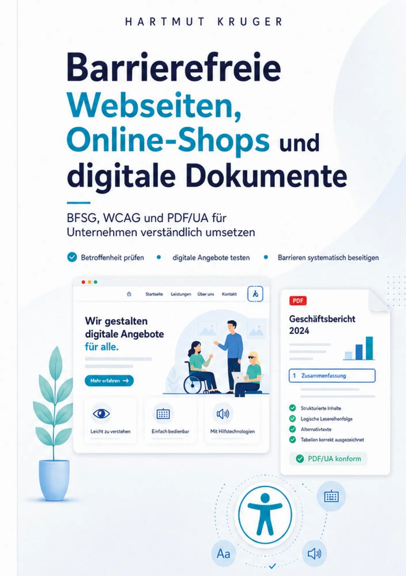 Cover: 9783696762933 | Barrierefreie Webseiten, Online-Shops und digitale Dokumente | Kruger