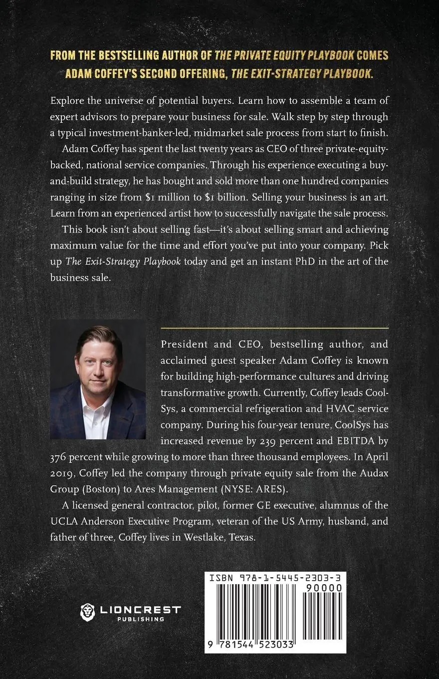 Rückseite: 9781544523033 | The Exit-Strategy Playbook | Adam Coffey | Taschenbuch | Englisch