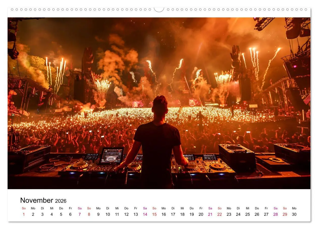 Bild: 9783457373033 | Festival Time (hochwertiger Premium Wandkalender 2026 DIN A2 quer),...
