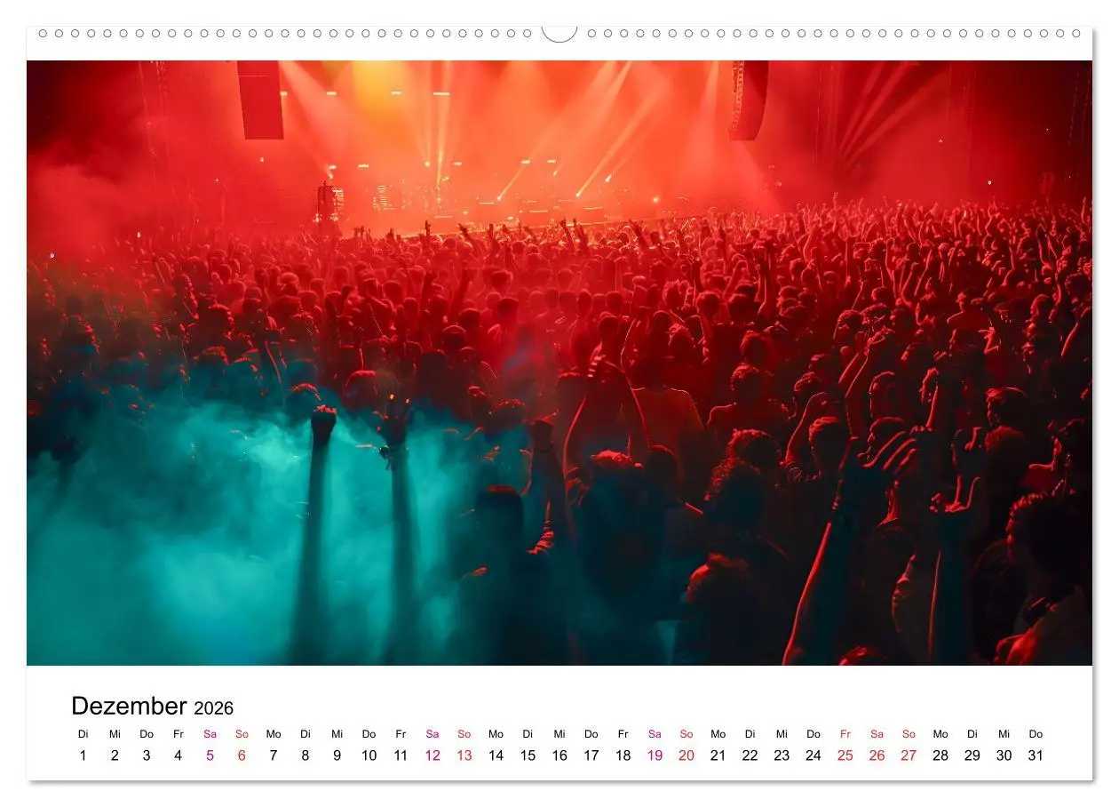 Bild: 9783457373033 | Festival Time (hochwertiger Premium Wandkalender 2026 DIN A2 quer),...