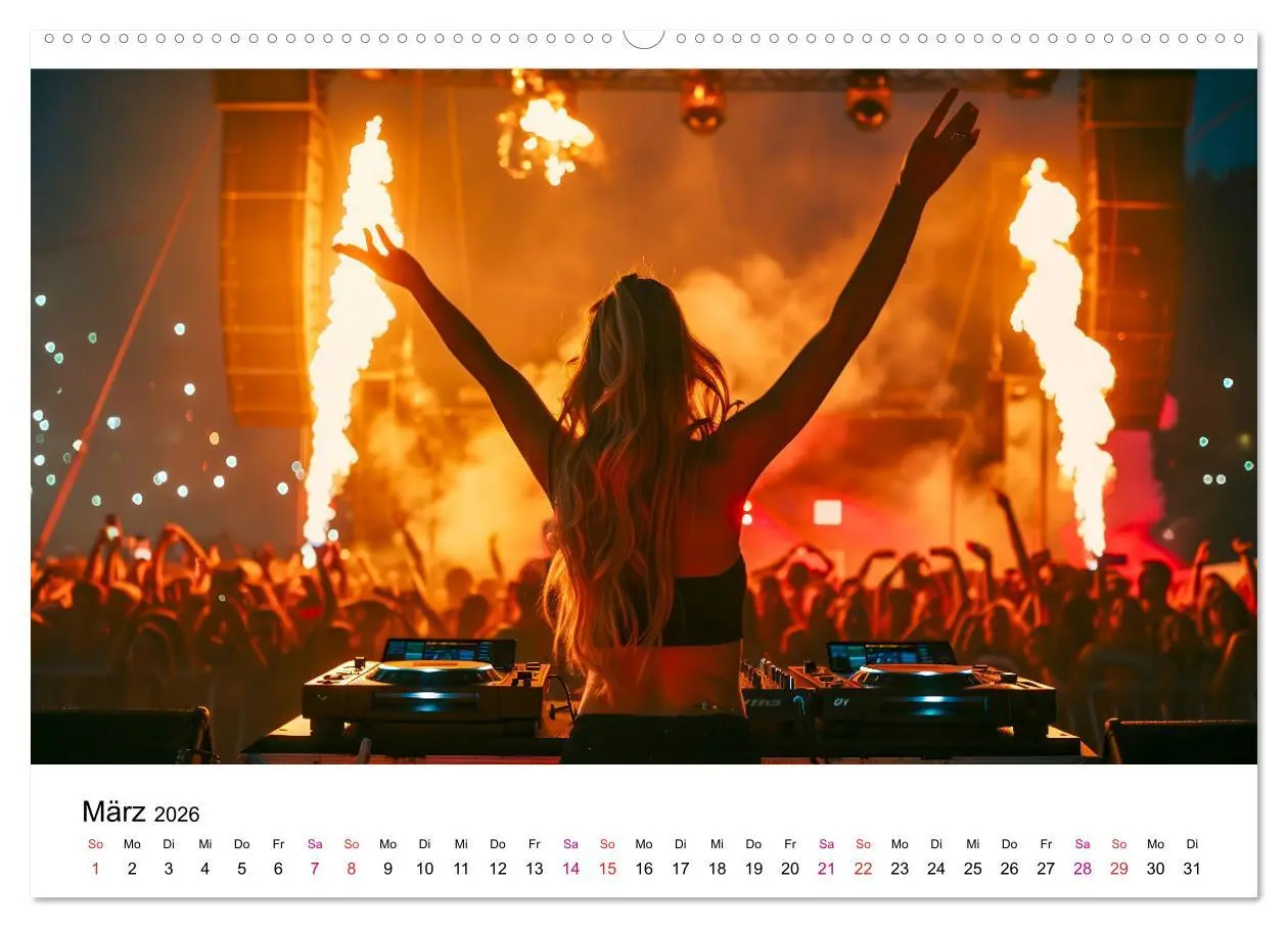 Bild: 9783457373033 | Festival Time (hochwertiger Premium Wandkalender 2026 DIN A2 quer),...