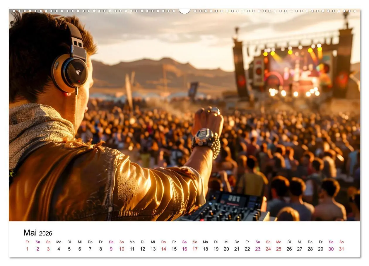 Bild: 9783457373033 | Festival Time (hochwertiger Premium Wandkalender 2026 DIN A2 quer),...