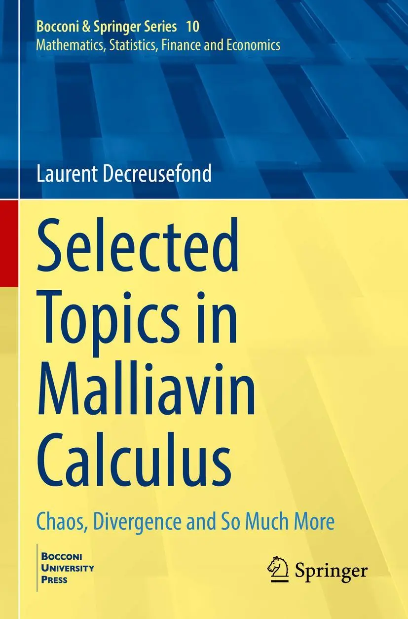Cover: 9783031013133 | Selected Topics in Malliavin Calculus | Laurent Decreusefond | Buch