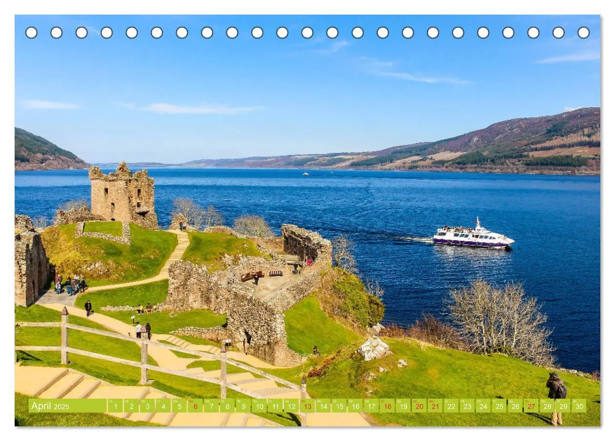 Bild: 9783435273133 | Mystisches Schottland (Tischkalender 2025 DIN A5 quer), CALVENDO...