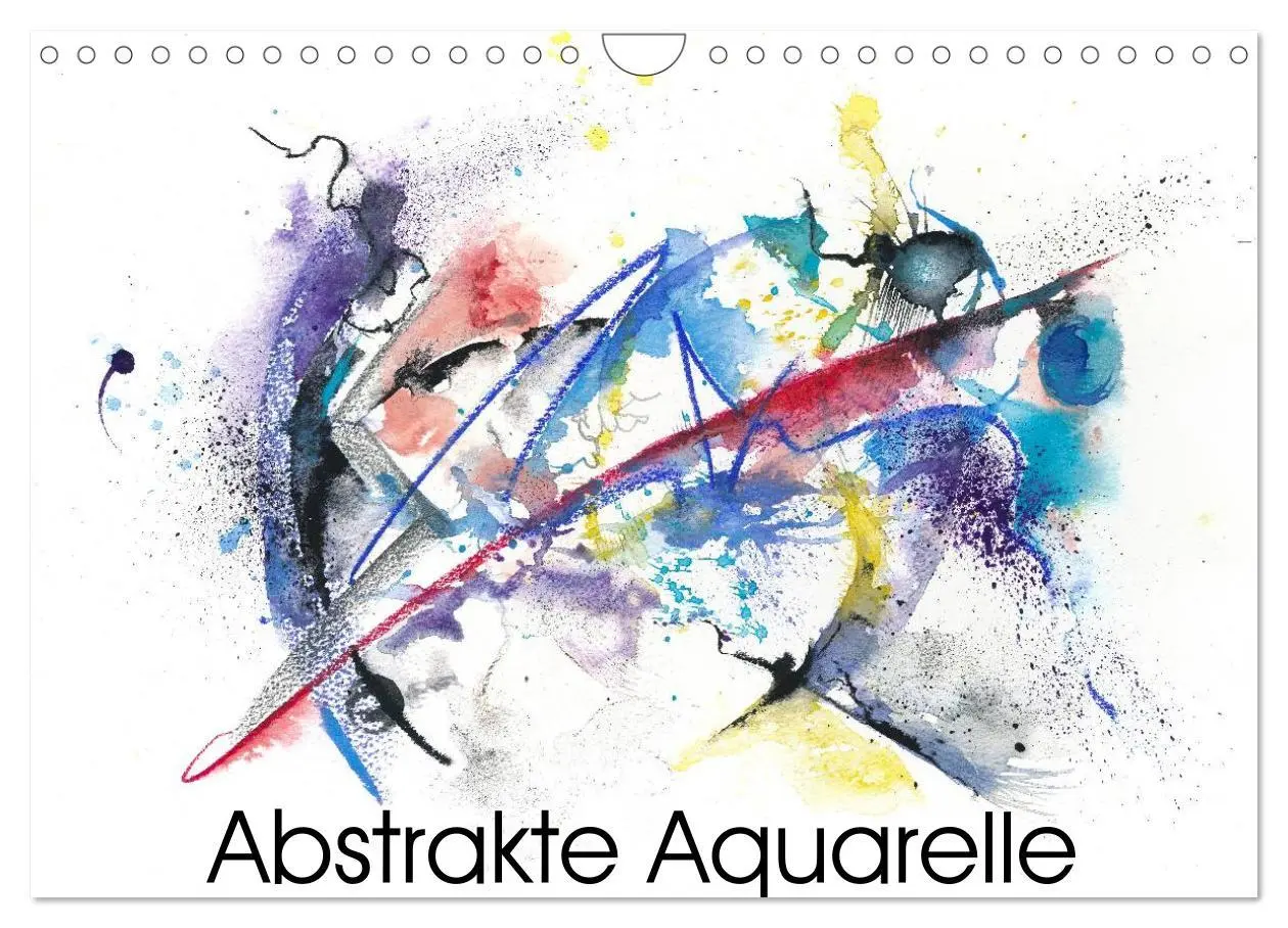 Cover: 9783516073133 | Abstrakte Aquarelle (Wandkalender 2026 DIN A4 quer), CALVENDO...